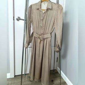 Knee length dress .Size 34 EUR
